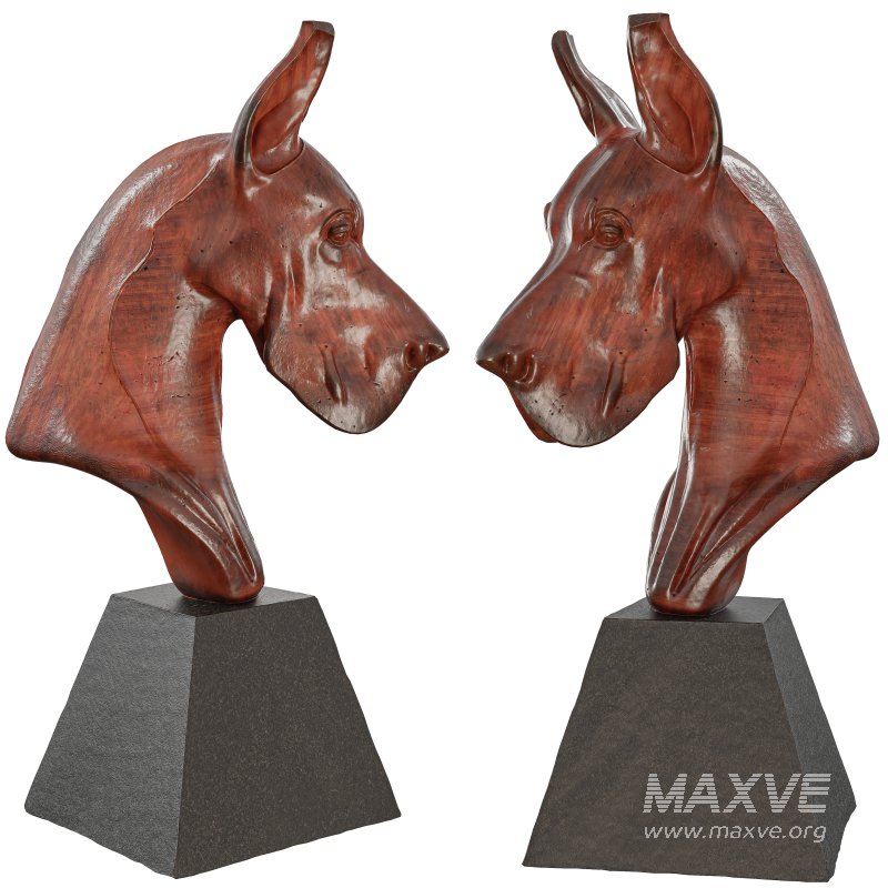 Wooden Dog Head Sculpt - Image 6