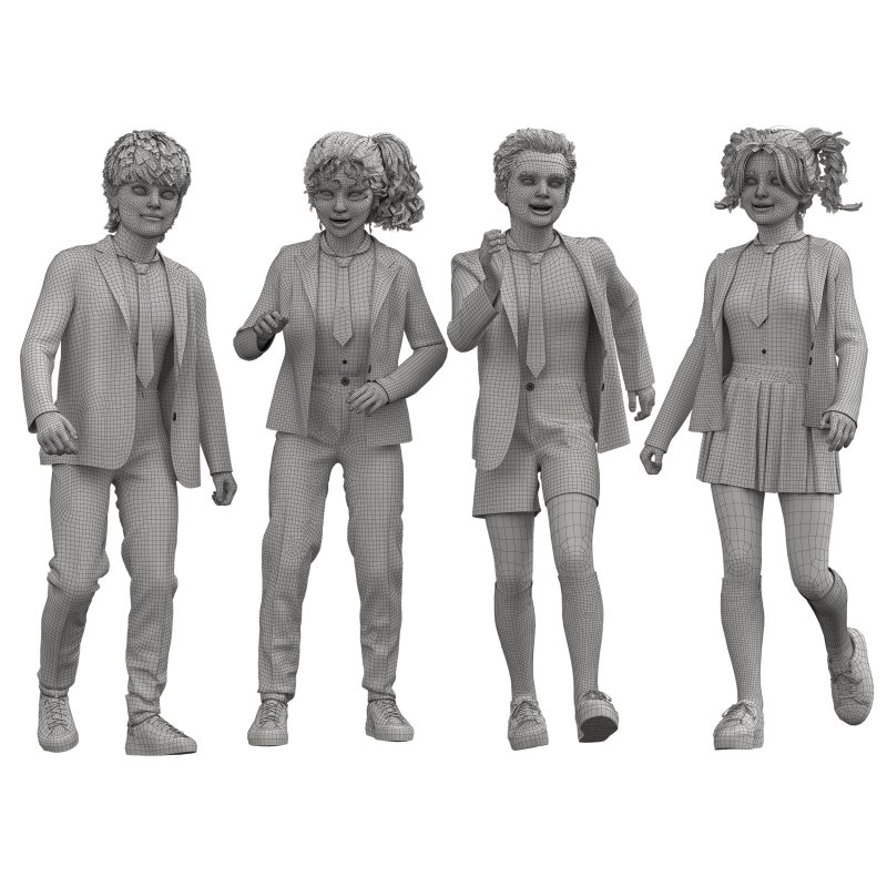 School Girls and Boy Uniform - Image 5