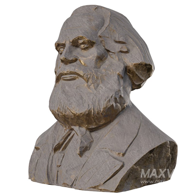 Stone Karl_Max_Statue - Image 1
