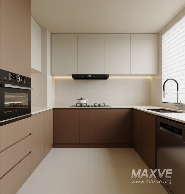 Modern living room and dining room interior scene - Image 16