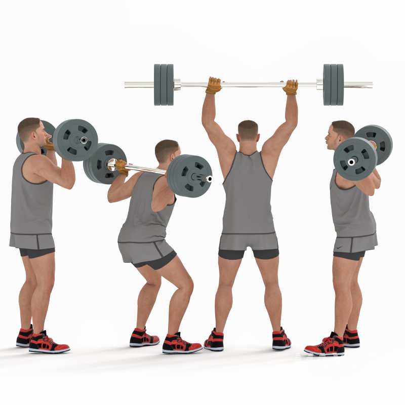 Bodybuilder Man 04 Poses - Image 4