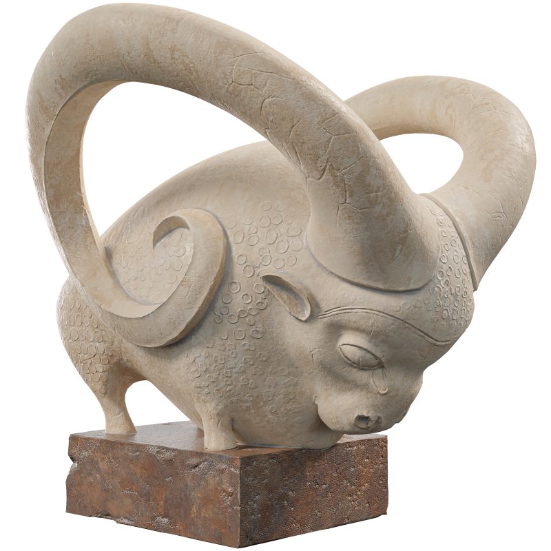 Wild Goat_Statue 21 - Image 2