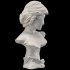 Neoclassical Woman Marble Bust - Thumbnail 1