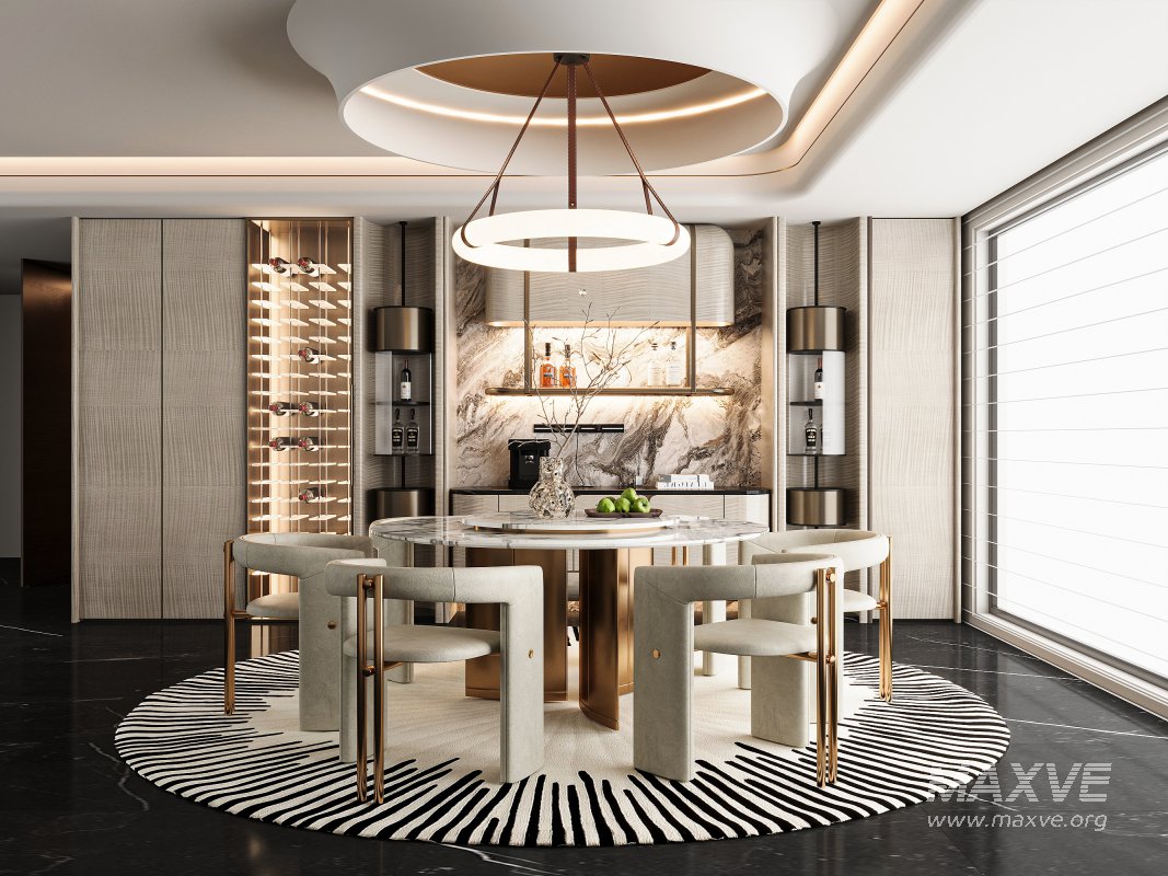 Modern dining room - Image 1