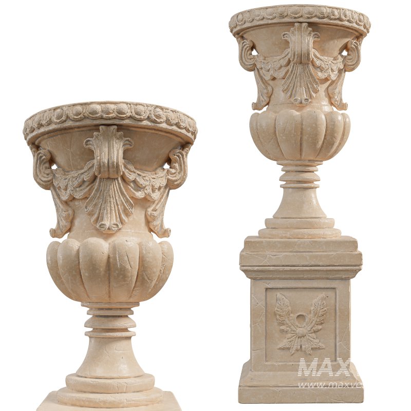 Ancient Old Stone Big Pot - Image 3