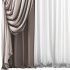 Silk and Cotton Curtain Set 79 - Thumbnail 3
