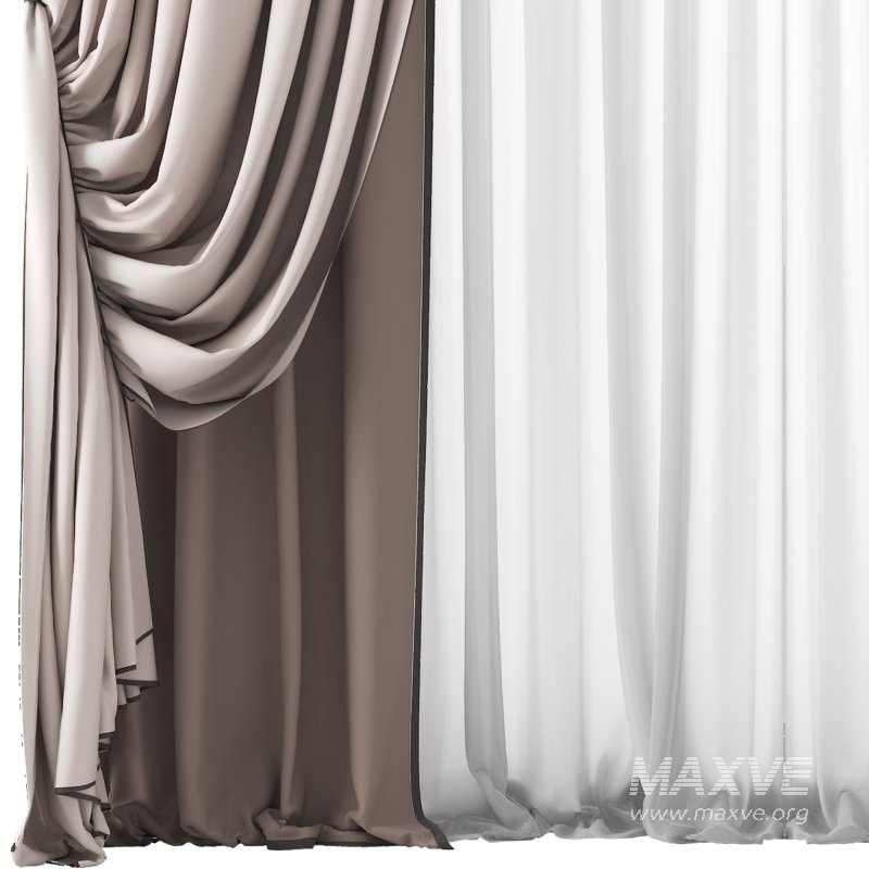 Silk and Cotton Curtain Set 79 - Image 3