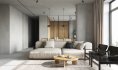 Modern living room and dining room interior scene - Thumbnail 2