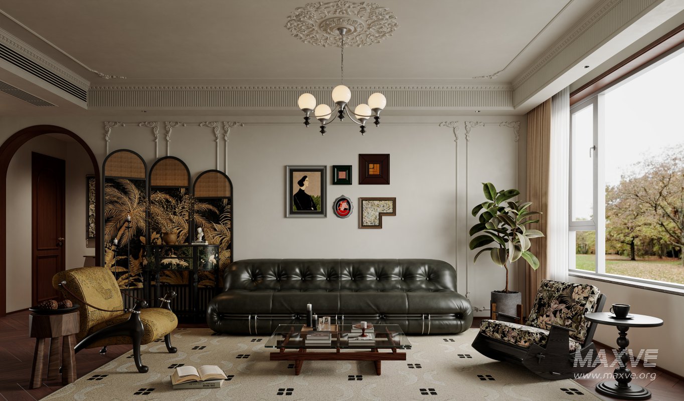 Medieval living and dining room - Image 7