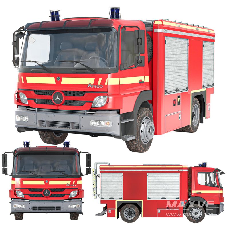 Fire Truck Mercedes Benz Atego - Image 6
