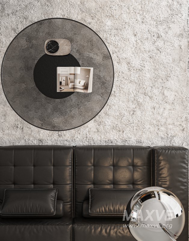 Modern living room and dining room interior scene - Image 7