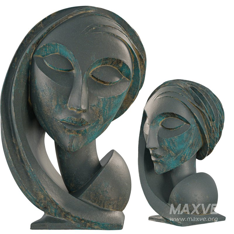 Antique Serene Meditation Figure Sculpture - Image 6