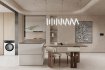 Modern living room and dining room interior scene - Thumbnail 2