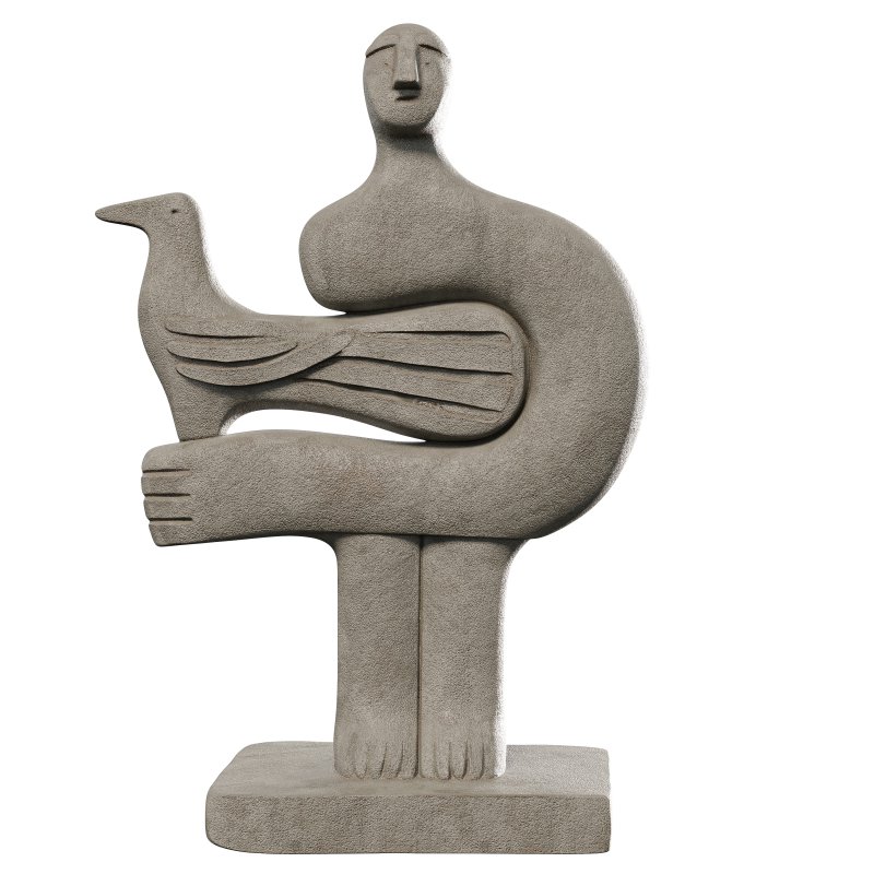 Concrete Historian Statue 03 - Image 5