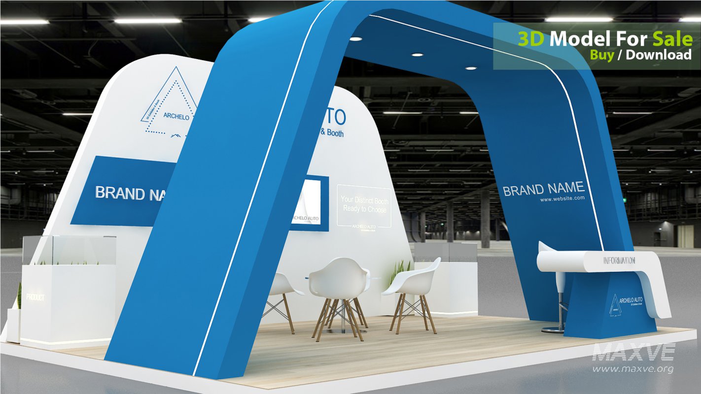 exhibition 3d model - Image 5