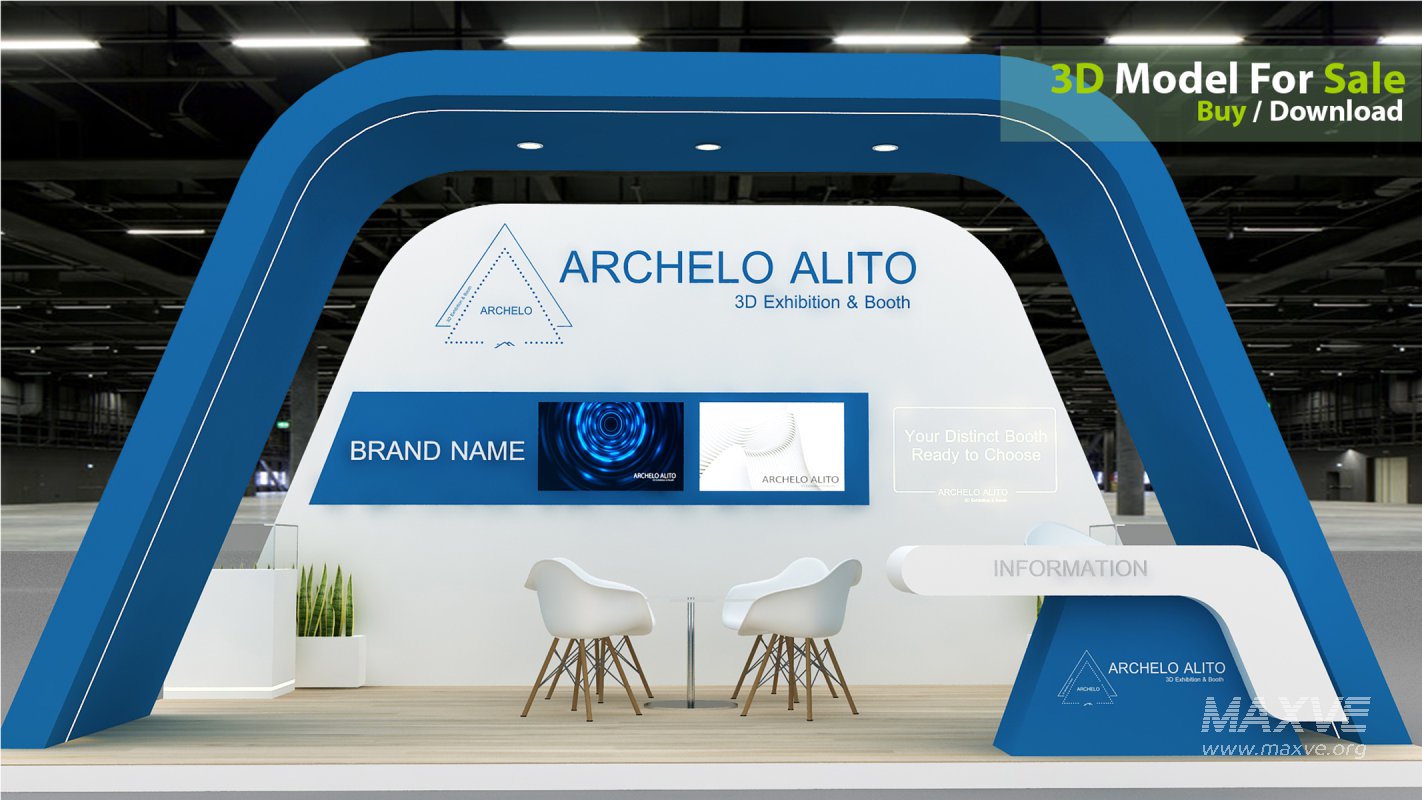 exhibition 3d model - Image 3