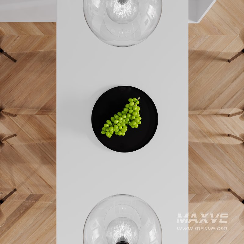 Modern living room and dining room interior scene - Image 5