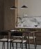Modern living room and dining room interior scene - Thumbnail 2