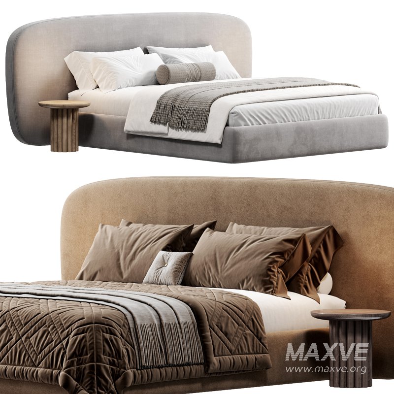 Soft bed Molina by Oneandhome - Image 1