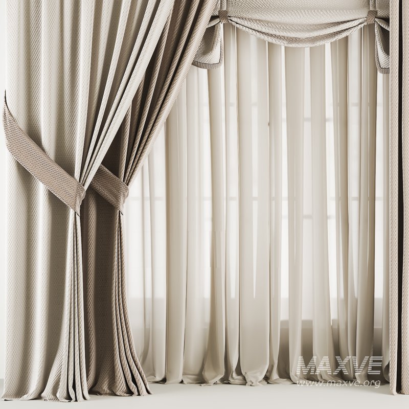 Silk and Cotton Curtain Set 77 - Image 3