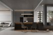 Modern living room and dining room interior scene - Thumbnail 2