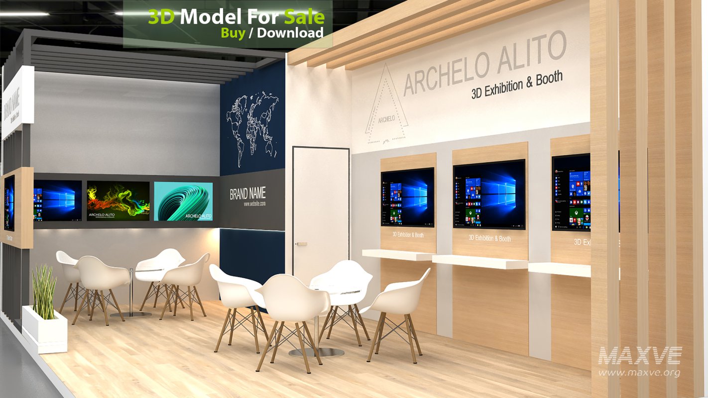exhibition 3d model - Image 7