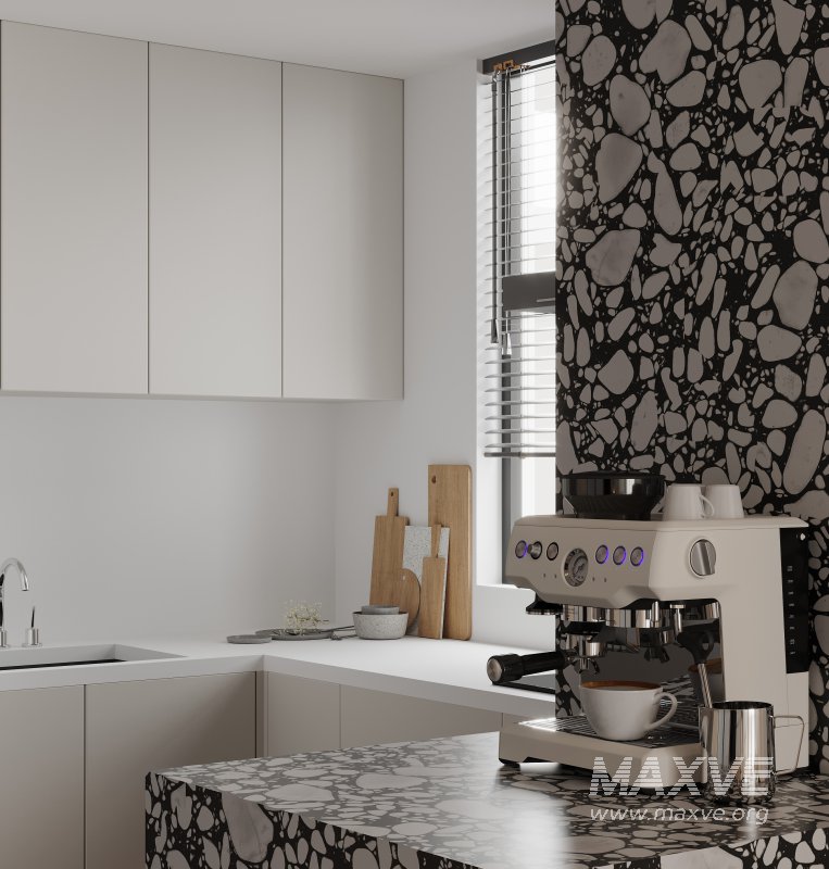 Modern living room and dining room interior scene - Image 4