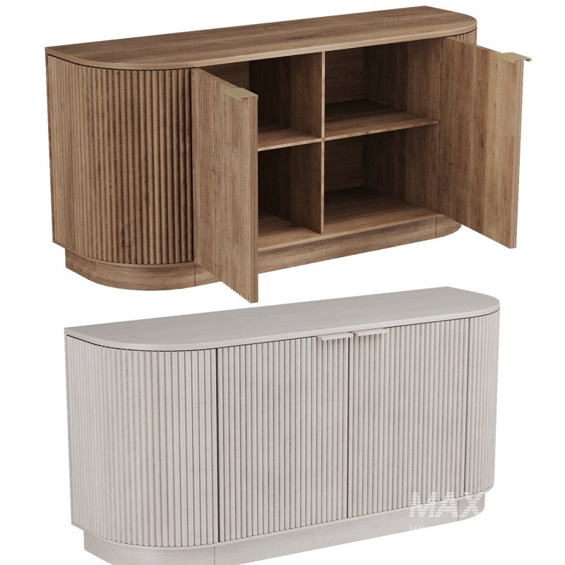 Oxford Buffet Greige Oak - Image 1