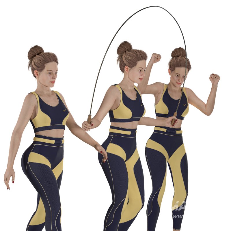 Sport Woman Set 01 - Image 5