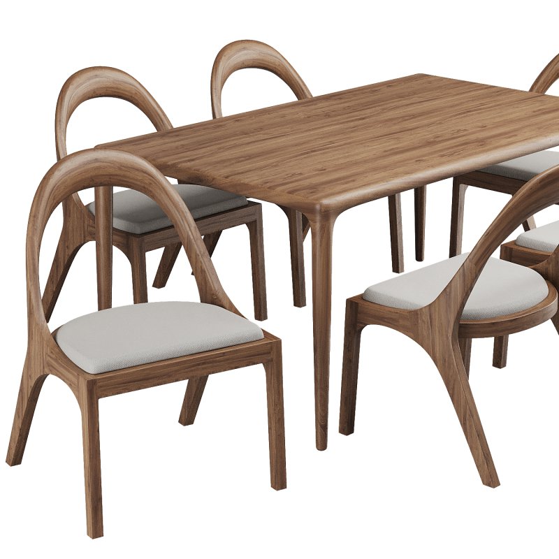 Dinning chair and table301 - Image 2