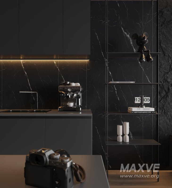 Modern living room and dining room interior scene - Image 2