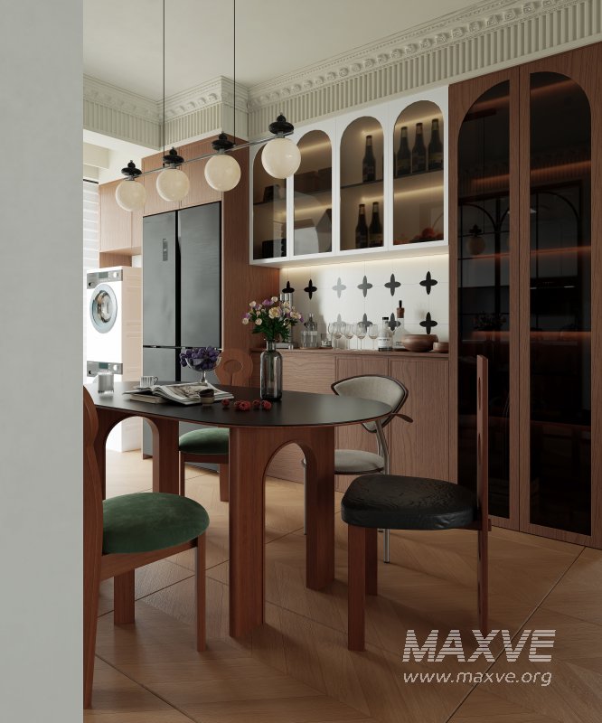 Eclectic living and dining room - Image 8