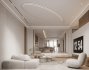 Modern living room and dining room interior scene - Thumbnail 4