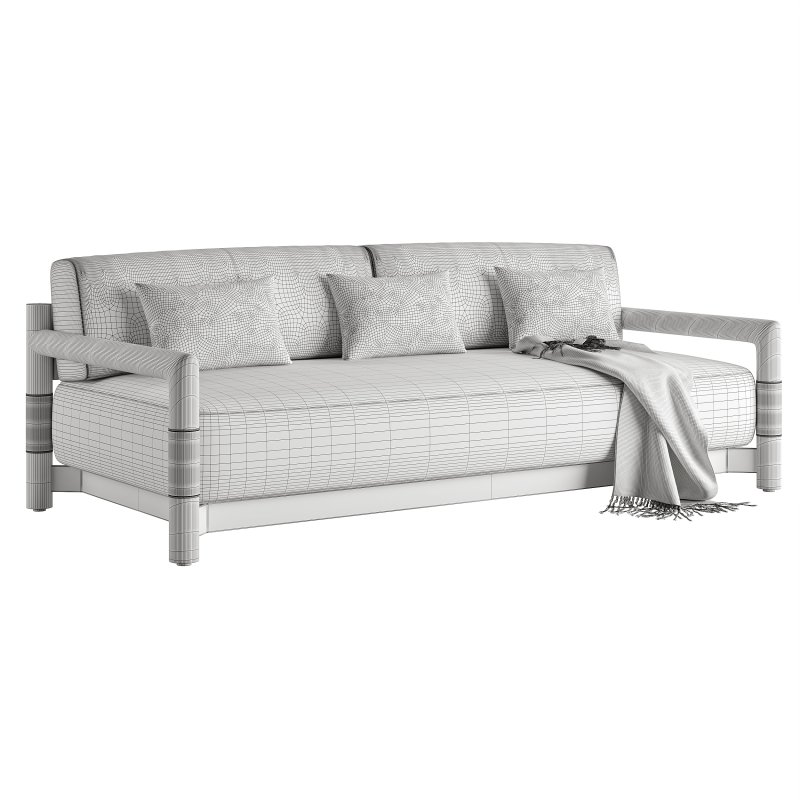 Fable Outdoor Sofa-Fourhands - Image 4