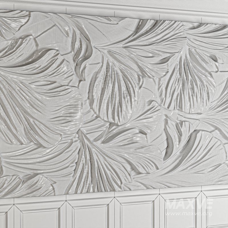 Wall panel with tropical leaves 013 - Image 4
