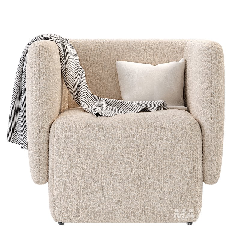 Linus Upholstered Armchair - Image 1