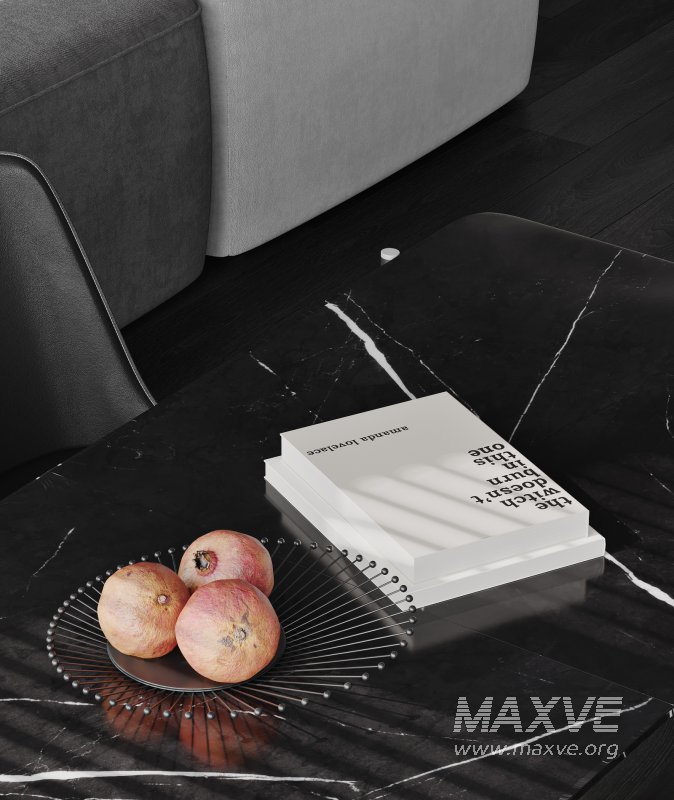 Modern living room and dining room interior scene - Image 7