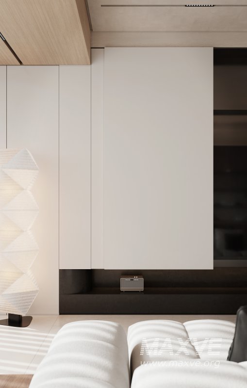 Modern living room and dining room interior scene - Image 3