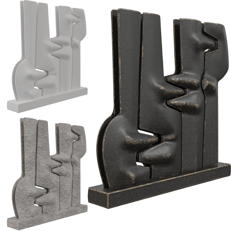 Abstract Geometric Sculpture - Image 1