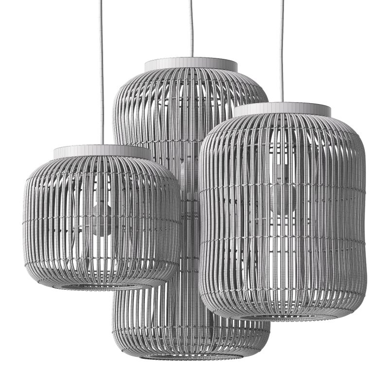 Natural Rattan Hanging Lamp - Image 5