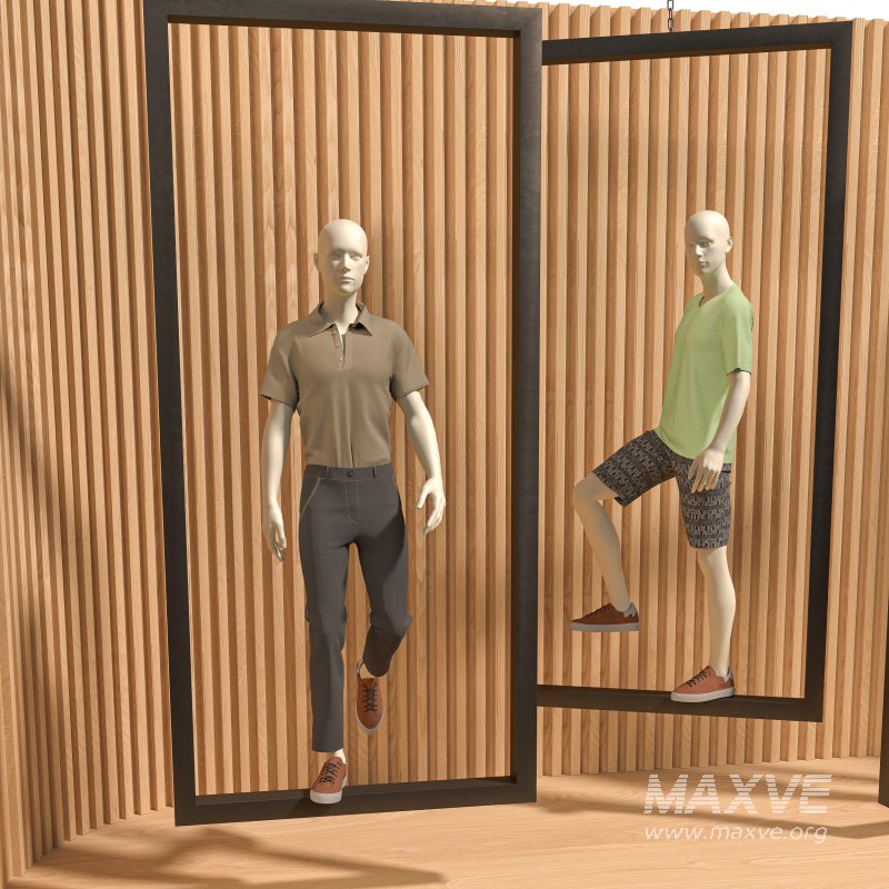 Vitrin Clothes Store Man - Image 6