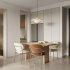 Modern living room and dining room interior scene - Thumbnail 6