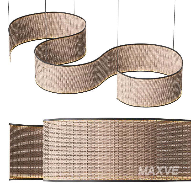 Japandi Style Flow Pendant Light - Image 4