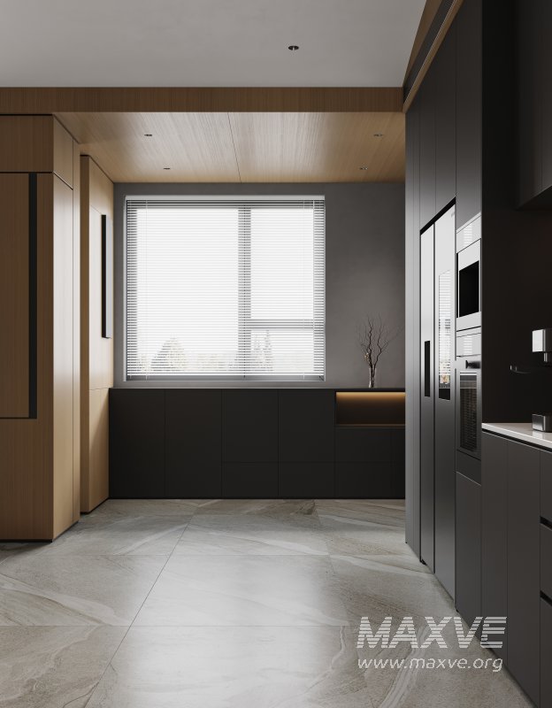 Modern living room and dining room interior scene - Image 3