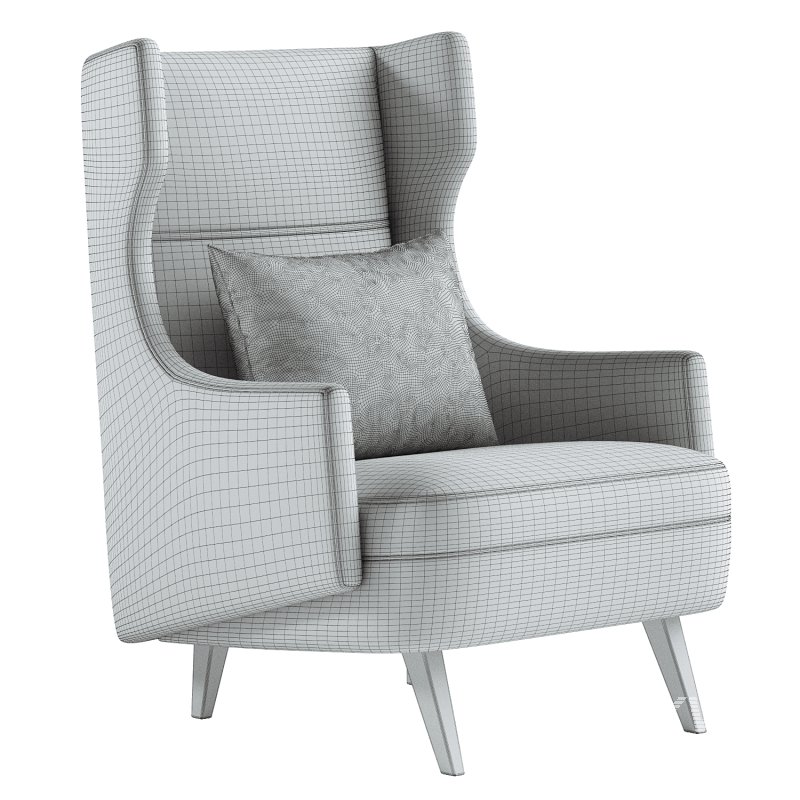 Budelli Cloud Wing Chair - Image 1