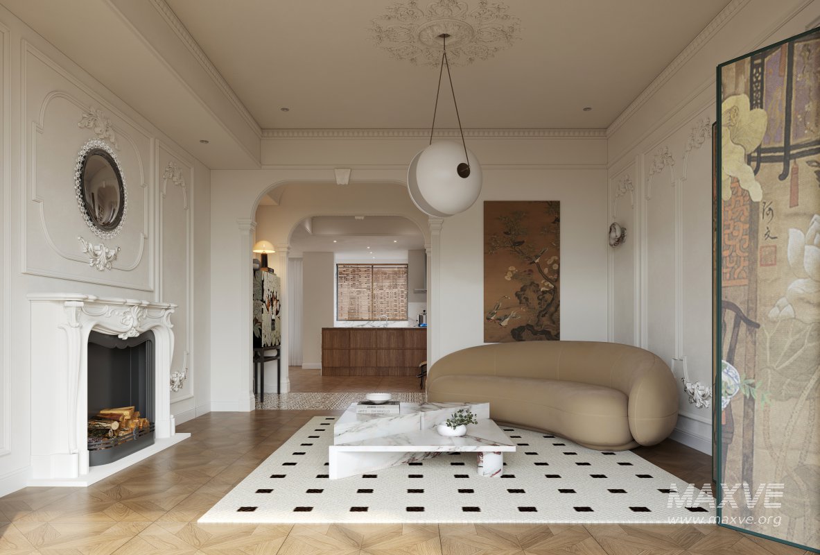 Eclectic living and dining room interior - Image 5