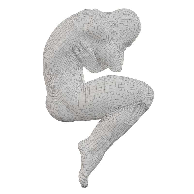 Antique Wall Mounted Man Statue - Image 3