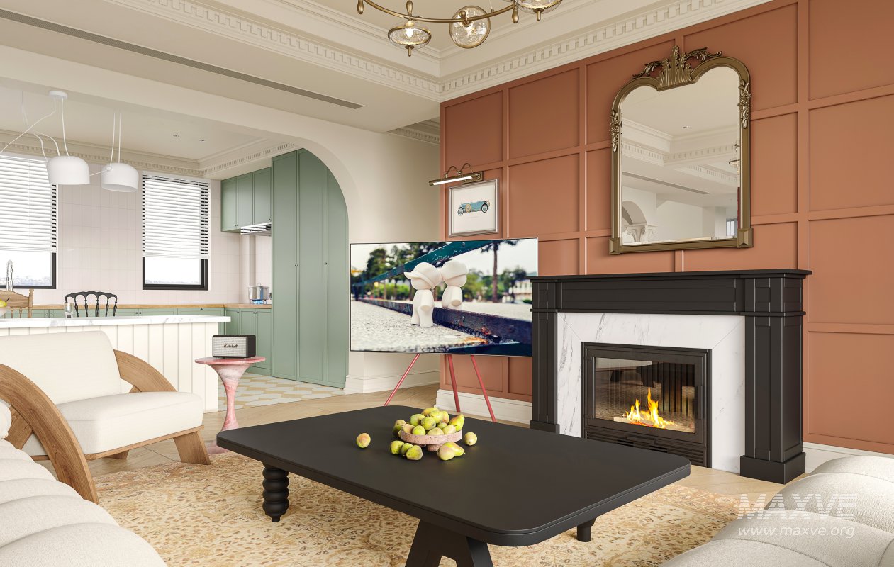 Eclectic living and dining room interior - Image 5