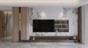 Modern living room and dining room interior scene - Thumbnail 4