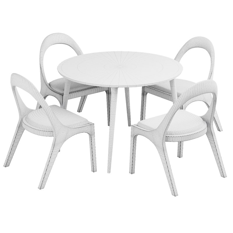 Dinning chair and table299 - Image 6